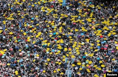 香港103万人游行反对 逃犯条例 修订