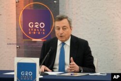 Perdana Menteri Italia Mario Draghi