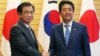 한국 국정원장 "아베 총리, 김정은과 직접 회동 의지 밝혀"