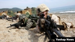 د امریکا او جنوبي کوریا ګډ پوځي تمرینات 