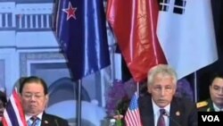 Američki sekretar za odbranu Čak Hejgel na sastanku ASEAN-a u Bruneju. 