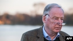 Alexander Gauland, co-leader of the far right Alternative for Germany party (AfD), poses prior to an interview with AFP journalists, Nov. 23, 2017, in Potsdam. 