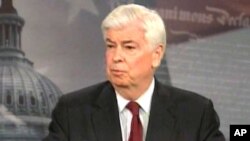 ARCHIVO - El exsenador estadounidense Christopher Dodd se desempeña como asesor del presidente Joe Biden para la Cumbre de las Américas que tendrá lugar del 6 al 10 de junio en Los Ángeles, California, EEUU.