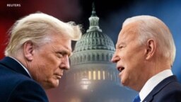 Ảnh phối hợp Joe Biden/ Donald Trump.