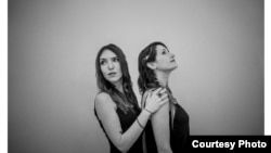 Singer-songwriters Josie Field (left) and Laurie Levine, in a publicity shot for their critically-acclaimed 'Tigerlily' album.