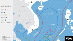 南中国海海域主权声索