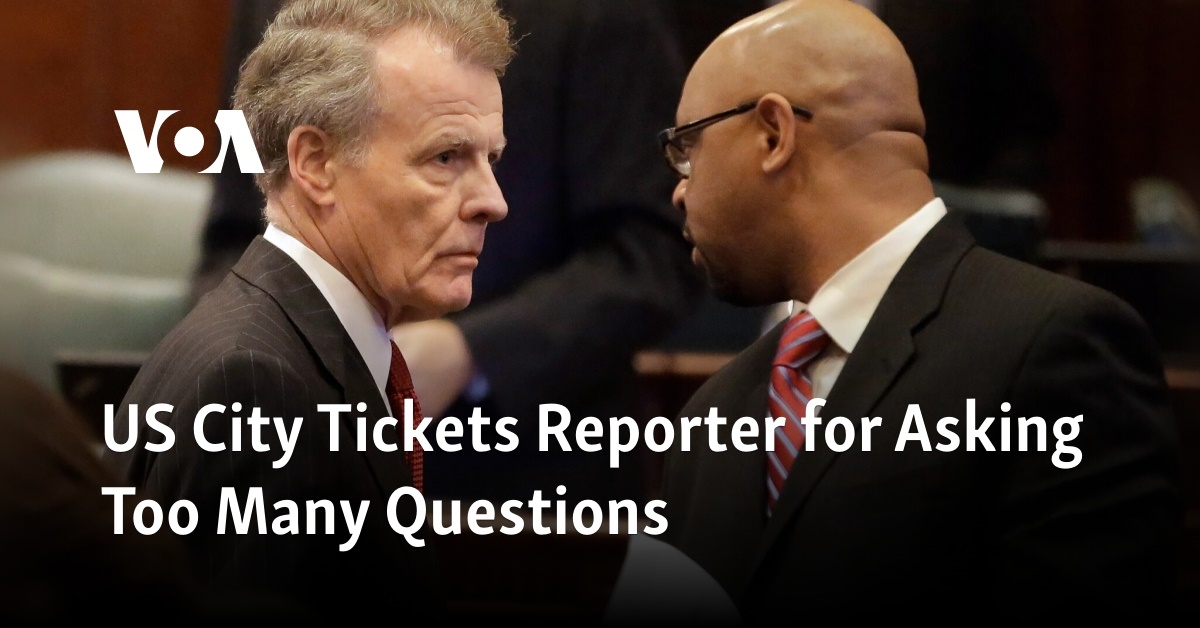 US City Tickets Reporter for Asking Too Many Questions