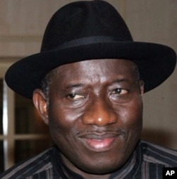 Nigeria's Acting President Goodluck Jonathan in Abuja. The country's parliament has named Jonathan acting leader while President Umaru Yar'Adua remains hospitalized in Saudi Arabia (November 2009 file photo)