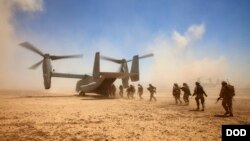 Các binh sĩ Thủy quân Lục chiến Mỹ ở Afghanistan