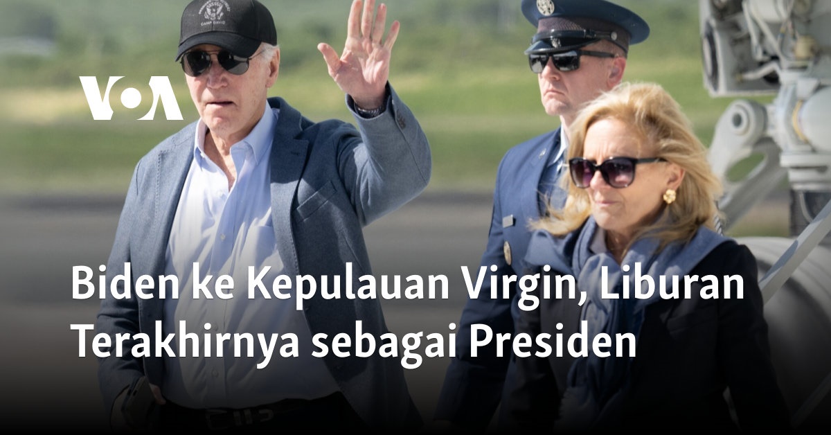 Biden ke Kepulauan Virgin, Liburan Terakhirnya sebagai Presiden