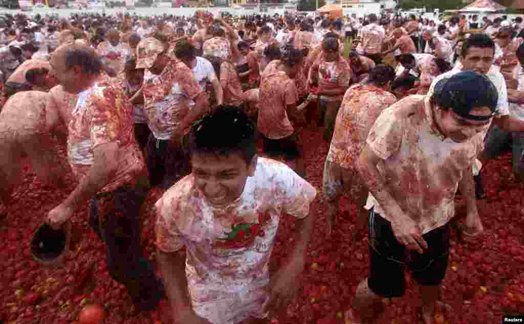 یہ تہوار ٹماٹر کی کاشت کرنے والے کسانوں کو خراج تحسین پیش کرنے کے لیے منعقد کیا جاتا ہے۔