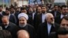 حسن روحانی و جواد ظریف در راهپیمایی ۲۲ بهمن 