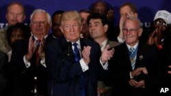 Calon presiden Amerika dari partai Republik, Donald Trump, di Washington DC, 16 September 2016 (AP Photo/Manuel Balce Ceneta)