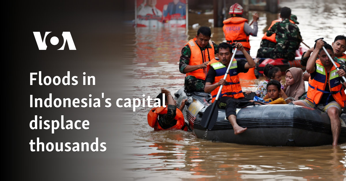 Floods In Indonesia S Capital Displace Thousands