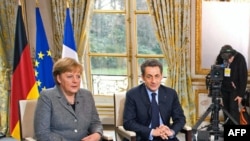 Nemačka kancelarka Angela Merkel i francuski predsednik Nikola Sarkozi