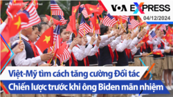 Việt-Mỹ tìm cách tăng cường Đối tác Chiến lược trước khi ông Biden mãn nhiệm | Truyền hình VOA 4/12/24