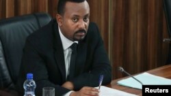 Abiy Ahmed au parlement à Addis Abeba, Ethiopie, le 1er juillet 2019. 