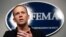 FILE - Federal Emergency Management Agency Administrator Brock Long speaks during a news conference in Washington, Aug. 31, 2017. At FEMA headquarters, top officials responsible for responding to large-scale public emergencies meet regularly to conduct drills and update plans covering numerous worst-case scenarios. That includes what to do if two massive hurricanes strike the U.S. mainland within days, 1,000 miles apart. Those plans are now being put into action.