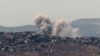 دود ناشی از حملات اسرائیل به مواضع حزب‌الله در جنوب لبنان. ۵ تیر ۱۴۰۳
