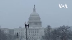 Снегопад в Вашингтоне