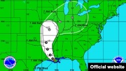 Bão nhiệt đới Isaac đi tới Louisiana