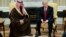 Президент Дональд Трамп провел встречу с заместителем наследного принца и министром обороны Саудовской Аравии принцем Мохаммедом бин Салманом. Белый дом. 14 марта 2017 г.