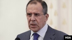 Menlu Rusia, Sergei Lavrov mengatakan bahwa pesawat Suriah tidak mengangkut senjata dan perlatan yang diangkut adalah kargo yang sah (foto: dok). 