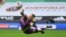 Sheffield United's English goalkeeper Aaron Ramsdale makes a save during the English Premier League football match between Sheffield United and Fulham at Bramall Lane in Sheffield, northern England.