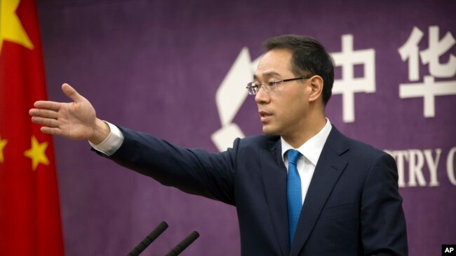 资料照：中国商务部发言人高峰