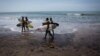 Les sauveteurs en mer du Ghana s'entraînent avant les vacances