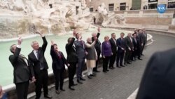 G-20’ye Katılan Liderler Trevi Çeşmesi’nde Dilek Tuttu
