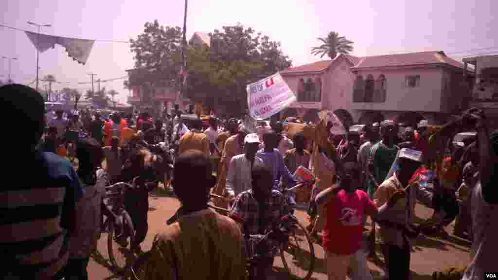 Janaral Buhari a Bauchi, Janairu 31, 2015.