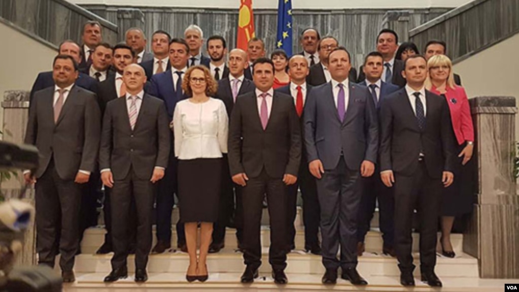 Maqedonia bëhet me qeveri të re