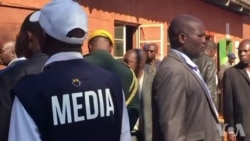 Mnangagwa At Polling Station