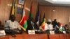 Les représentants du G5 Sahel au Palais des Congrès à Niamey, au Niger, le 17 juillet 2018. (VOA/Abdoul-Razak Idrissa)