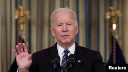 Predsjednik Sjedinjenih Država Joe Biden govori u Bijeloj kući (Foto: Rojters/Evelyn Hockstein)