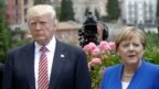 Tổng thống Mỹ Donald Trump và Thủ tướng Đức Angela Merkel tại hội nghị thượng đỉnh G7 ở Taormina, Ý, ngày 26/5/2017. 