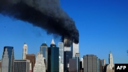 Bayan da aka kai hari kan tagwayen benayen World Trade Center a New York a 2001 (AFP)