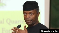 Mukaddashin Shugaban Najeriya Farfasa Yemi Osinbajo