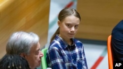 Swedish environmental activist Greta Thunberg