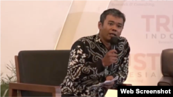 Arif Nurul Imam, analis politik dan Direktur Indostrategi. (VOA)