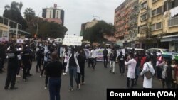 Manifestação em Luanda contra violência policial, Luanda, Angola (Foto de Arquivo)