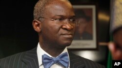  Babatunde Fashola ministan ayyuka da makamashin Najeriya