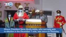 VOA60 Afrikaa - Ghana: President Nana Akufo-Addo sworn-in