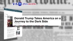 VOA60 Elections - NBC News: In his acceptance speech Trump took viewers down a darker version of his core message