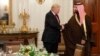 دونالد ترامپ رئیس جمهوری آمریکا و محمد بن سلمان جانشین ولیعهد عربستان در کاخ سفید - ۱۴ مارس ۲۰۱۷ 