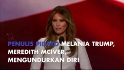 Donald Trump Tolak Pengunduran Diri Penulis Pidato Melania