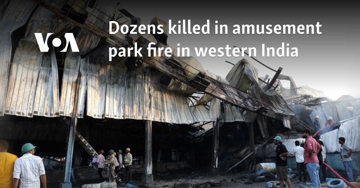 Dozens killed in amusement park fire in western India