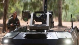 Israel Aerospace Industries' semi-autonomous four-wheel-drive 