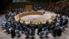 Members of the United Nations Security Council, with visiting German Foreign Minister Heiko Maas, convene a meeting on the nuclear non-proliferation treaty, Wednesday, Feb. 26, 2020, at U.N. headquarters. (AP Photo/Bebeto Matthews)